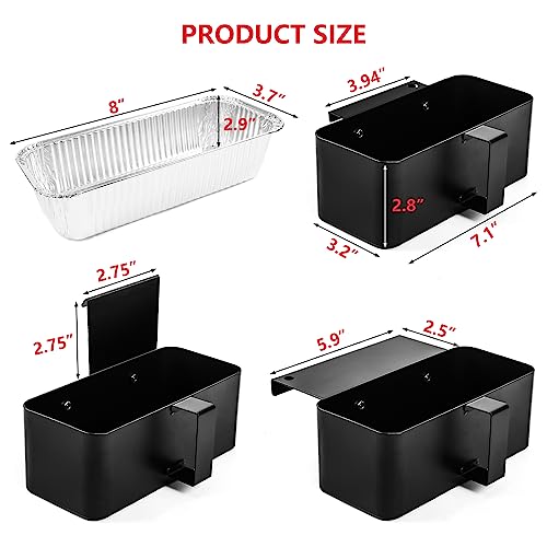 Image of Uniflasy Grease Catcher Kit for Blackstone 17 inch-36 inch Griddles, 20 Liners