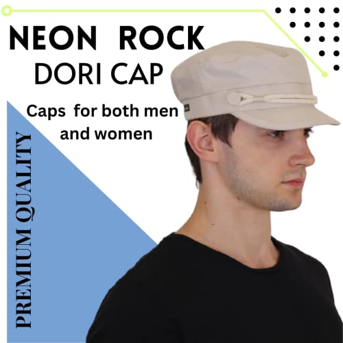 Image of NEON ROCK Men Women Stylish Dori Cap Stylish Premium Cotton Hat Cap for Summer, Winter, Spring, Autumn and All Activities, Freesize Pack of 1
