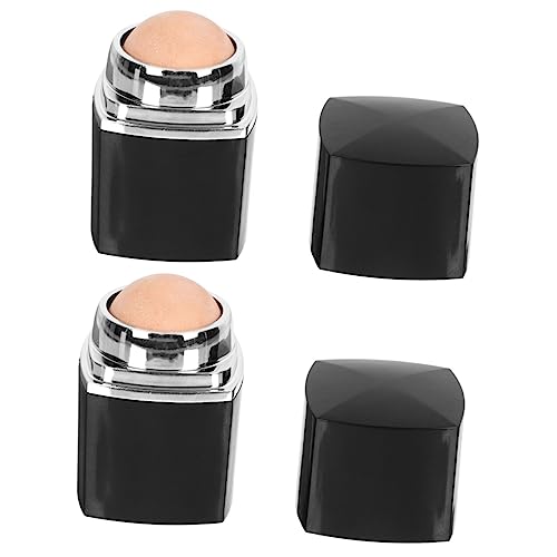 Baluue 2 Pcs Facial Oil Cleaning Roller Compact Oil Absorbing Tool Face Cleaning Massager Roller