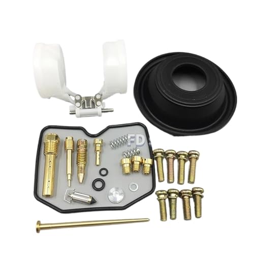 Kit réparation carburateur KLR250 avec membrane et pièces de rechange moto 1987-2005