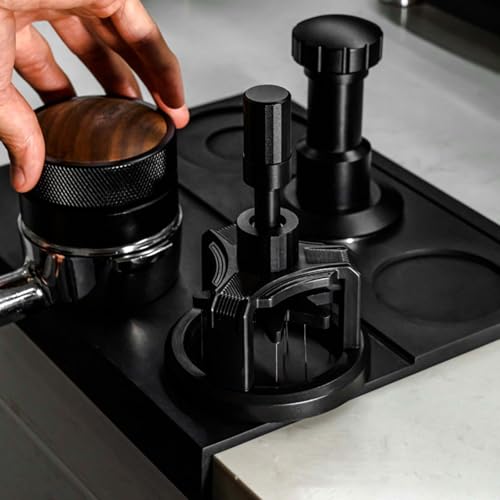 Distributeur de poudre de café manuel de précision avec socle premium en métal