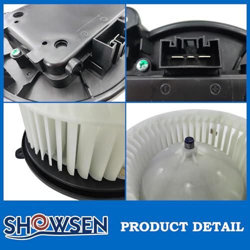 Image of SHOWSEN 8710375020 HVAC AC Heater Blower Motor with Fan Compatible with 2010-2012 Lexus HS250h, 2011-2017 CT200h & 2016-2020 Toyota Mirai OE# 8710375021