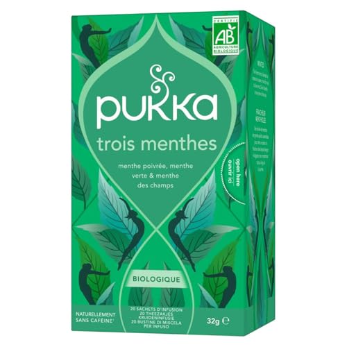 Pukka Tisane, Three Mint, Tisana ai Tre Tipi di Menta,
