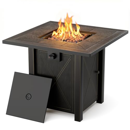 HOTEAGLE 30' Propane Fire Pit with Premium...