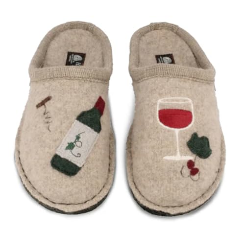 HAFLINGER Women's Wine Time Slipper3