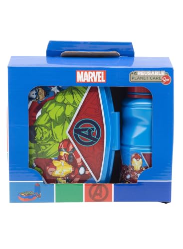 71% Off - Striders Lunch Box and Water Bottle Combo, Avengers Edition At Rs.175
