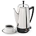 Presto 02811 Stainless Steel Electric Coffee Percolator - 12-Cups, Easy-Pour Spout, Stay-Cool Handle, Make 2-12 Cups