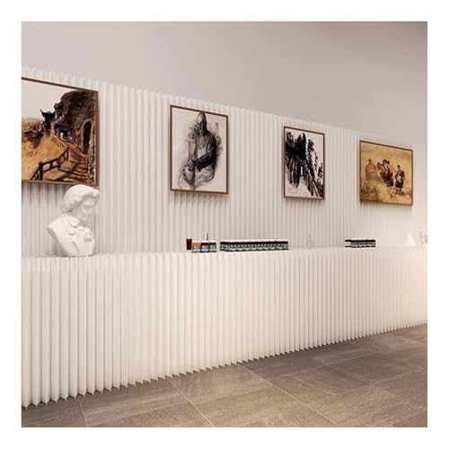 Écran de confidentialité pliable Art déco avec étagères modulables