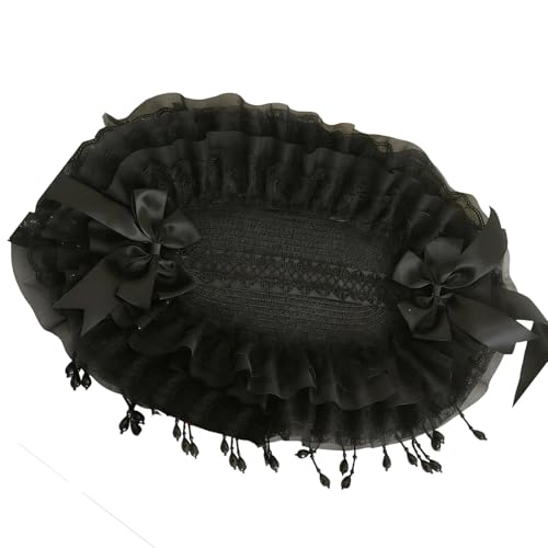 Bonnet confortable en dentelle et fibre naturelle pour enfant et femme