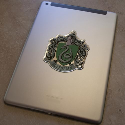 Image of Fan Emblems Harry Potter Domed Chrome Car Decal - Slytherin Crest