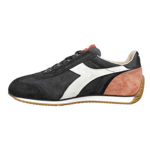 Diadora Mens Equipe Suede Sw Lace Up Sneakers Shoes Casual - Black3