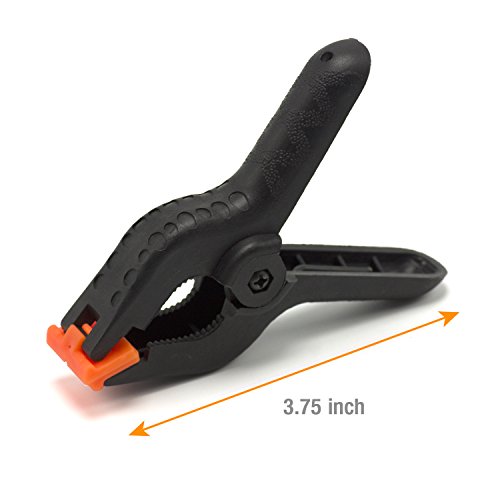 Eachpole |4-Pack| 3.75 Inch Nylon Spring Clamp For Home Improvement Projects And Photo Studio Background Support, Strong Spring Clip, Apl2131 #TOP5