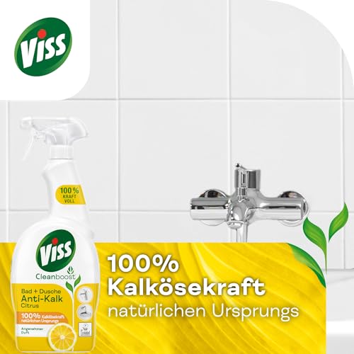 Viss Reiniger Spray Bad+Dusche Anti-Kalk Citrus 750 ml – Ansicht 4