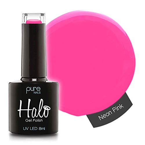 Halo Gel Polish *Full Range 8ml* **CHOOSE YOUR COLOUR(S)** (Neon Pink N2835)