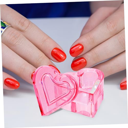 Copa de cristal en forma de corazón para uñas acrílicas miniatura 7