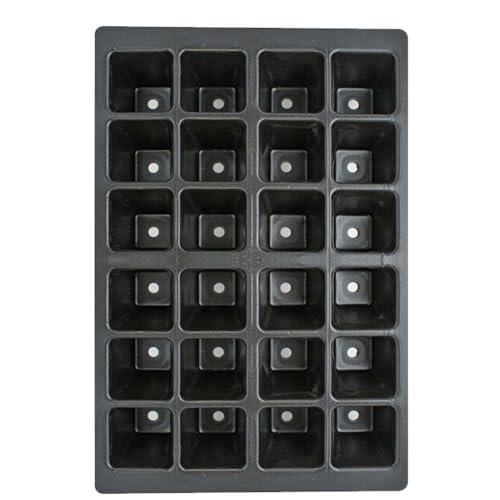 AKH® Seedling Trays | Pack of 4 | Plant Propagation & Plant Germination Trays | Seed Starter Nursery Plastic Seedling Trays for Vegetables, Fruits, Flowers & Trees | 96 Cells