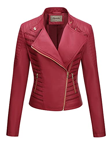 ▷ Chamarra de piel sintética para mujer de Geschallino (2 colores)