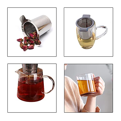 Colador De Té De Acero Inoxidable 304 Colador De Té De Malla Fina Reutilizable Colador De Té Para Té A Granel Colador De… - Imagen 7