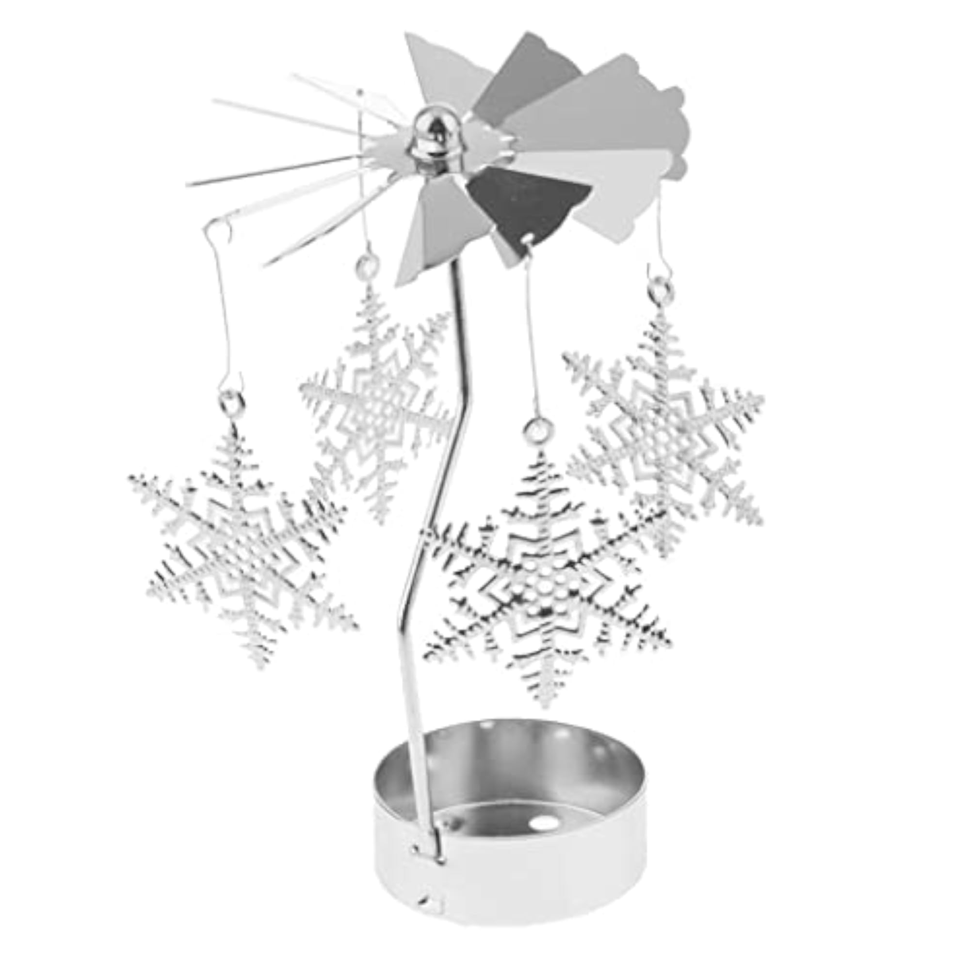 Christmas Rotating Candle Tea Light Holder