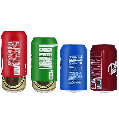 Can Covers that Look Like Soda, Hide Can as Soda, Silicone Disguise Cover Suit for All Standard 12FL OZ 355ml Cans