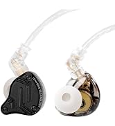 【音質重視モデル】KZ ZS10 PRO X イヤホン有線 4BA+1DD カナル型 イヤモニ ハイエンド 耳掛け 中華イヤホン 前例のない聴覚体験/小型軽量設計/アルミニウム合金と樹脂ハウジン...