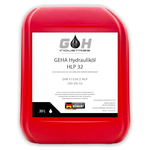 20 L Hydrauliköl HLP 32 ISO VG 32 nach DIN 51524/2 HM GEHA Kanister 20 Liter