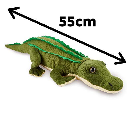 Miniatura 5 de Zappi Co Niños Cocodrilo Juguete Suave 53-55cm Juguete De Peluche Safari Jungle Animal Plush