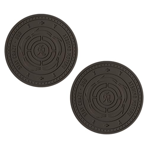 DOD(ディーオーディー) マンホールラバー(モテル) 鍋つかみ 耐熱 シリコン製 コースター MH2-103-BK