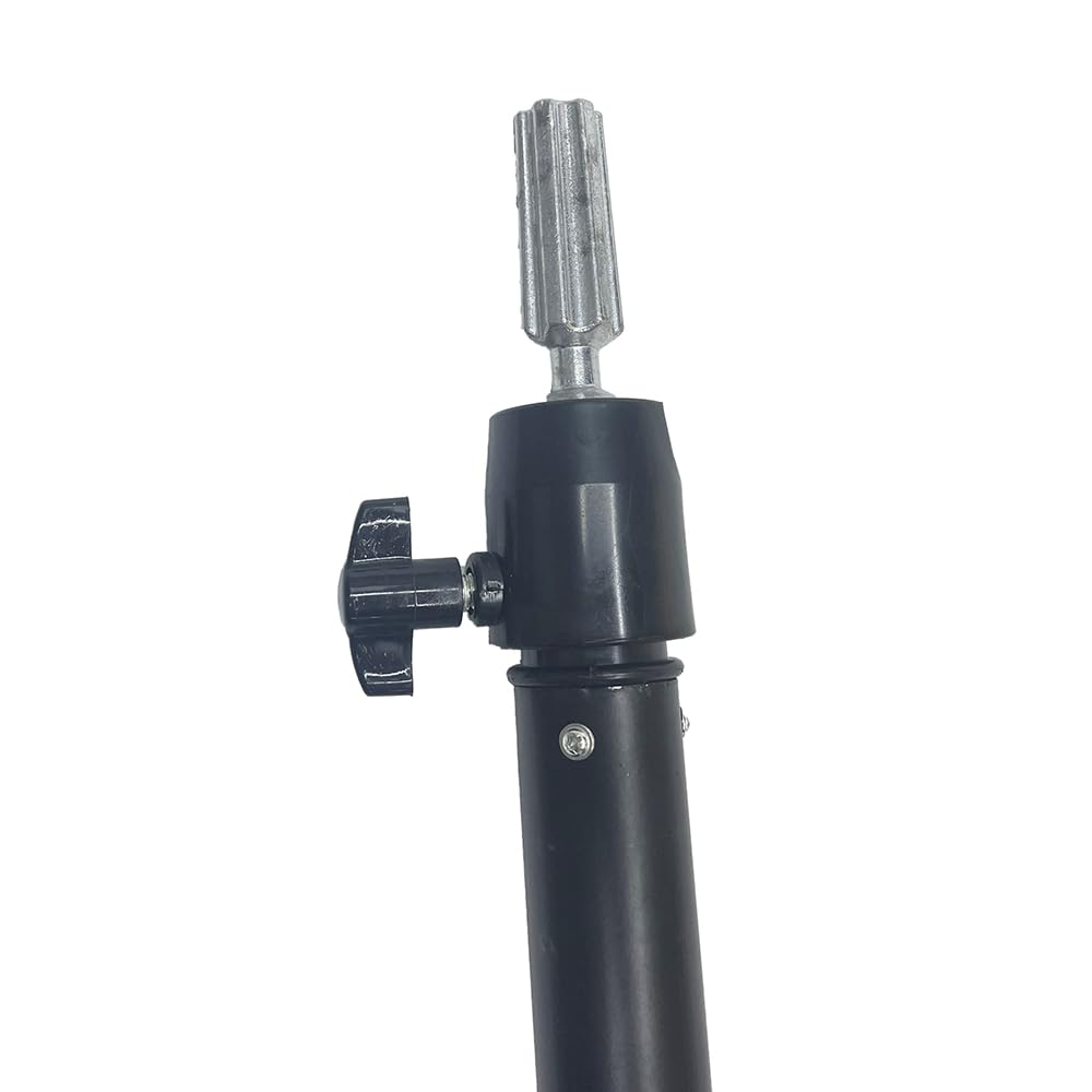 GL Hair - Treppiede professionale resistente per parrucche, testa di manichino, altezza regolabile 81-155 cm, supporto per capelli in tela, colore nero