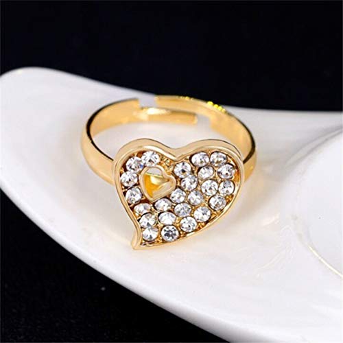 Holibanna Conjunto de joias para dia dos namorados, conjunto de strass com coração de amor, pulseira