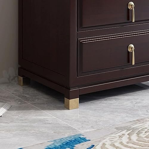 Meuble de rangement en bois compact pour libérer l'espace autour du lit