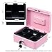 Kyodoled Medium Cash Box with Money Tray,Small Safe Lock Box with Key, Drawer,7.87