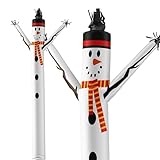 LookOurWay Snowman Air Dancers Inflatable Tube Man Attachment, 15ft (No Blower)
