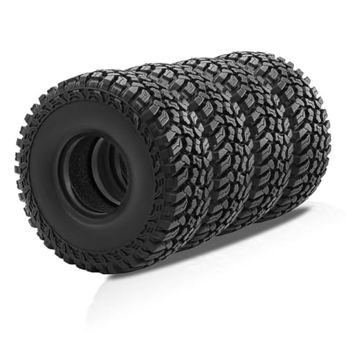 Pneus de roue tout-terrain 4PCS 118 mm pour TRX4 SCX10 Capra 1:10 - 5