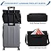 VASCHY 17inch Laptop Messenger Bag for Men, Fashion Water Resistant Satchel Crossbody Shoulder Side Bag Briefcase for Men and Women for Work,Business Black