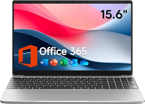 JUMPER Ordenador Portátil 15.6' HD Display 4GB DDR4 RAM 128GB SSD, Procesador 5205U PC Portátil, 38Wh Batería, Dos Altavoces estéreo, Tipo C, USB 3.0, Teclado numérico, 1 Año Office 365