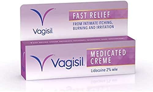 VAGISIL Medicated Crème, Fast Relief from Intimate Itch, Burning & Irritation, 30 g