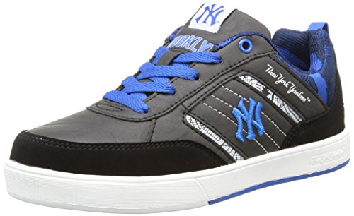 New York Yankees Vadim Low, Baskets Basses garçon, Noir (105/Black/Imperial Blue), 35