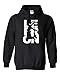 City Shirts Mens Lebron Fan Wear Cleveland Sweatshirt Hoodie (Medium, Black)