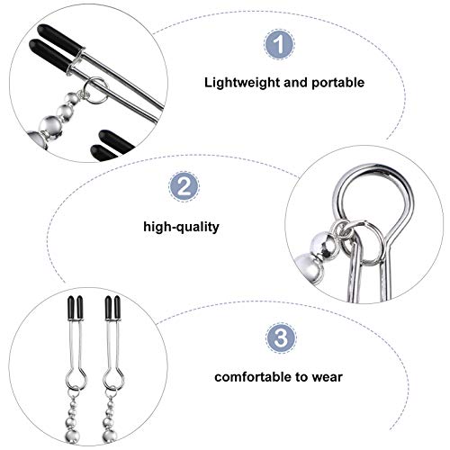 Artibetter – Grampos para mamilos de mamilo sem piercing para mamilo, brinquedos de estimulação dos