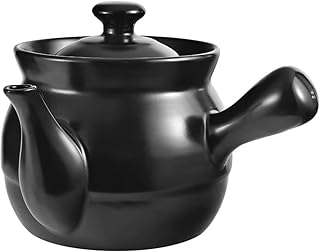 Traditional Pot Casserole Pot High Temperature Medicine Pot Porcelain Stew Pot Heat resistant-4L/ for drug within 380g