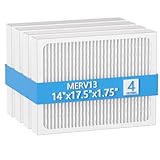 Cooyafan 14 x 17.5 x1.75 MERV 13 Replacement Dehumidifier Filter Compatible with Honeywell DR90 & DR120 Dehumidifiers (50070171-002) 4 Pack
