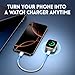 Misxi 2-in-1 Portable Magnetic Wireless Charger with USB C Charging Cable for Apple Watch Series 10/9/8/7/6/5/4/3/2, iWatch SE 2/SE/Ultra 2/Ultra, Multi-Functional Charger for All Series of iWatch