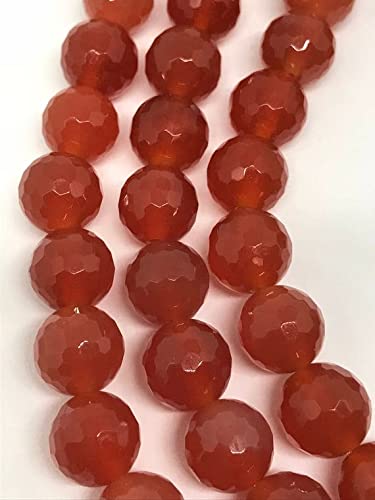 Perles cornaline 10mm LKBEADS orange profond idéal pour vos ateliers créatifs DIY