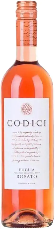 Vinho Italiano Rosé Codici Rosato Puglia IGT