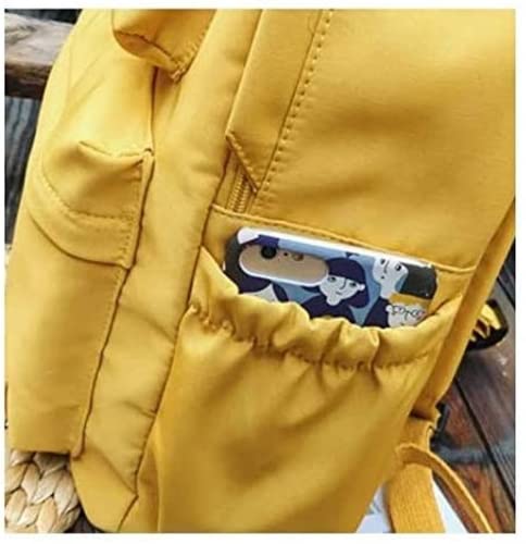 B17 Mochila Impermeável Feminina Escolar Fashion Resistente (Preto)