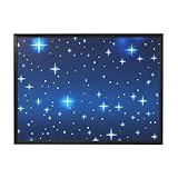 Motif étoile bleue - Design moderne : en utilisant un processus d'impression plein cadre, l'image est rendue nette et vive sur la toile. La disposition horizontale de 76,2 x 101,6 cm offre un effet visuel plus large, ce qui en fait un point focal dans votre collection d'art mural.