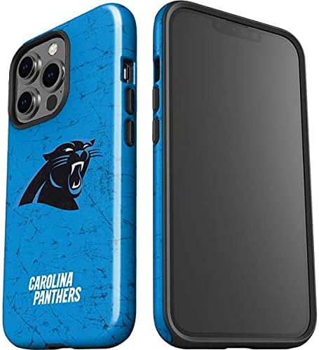 Skinit Impact Phone Case Compatible with iPhone 13 Pro - Officially Licensed NFL Carolina Panthers Distressed Alternate Design
