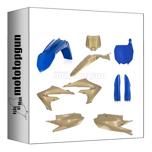 Kit cache carenage bleu Acerbis 0023631.252 anti-casse pour Yamaha YZ 450 FX