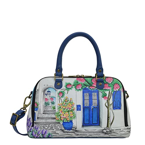 Grand organiseur sacoche cuir véritable Anna by Anuschka pour ranger vos affaires